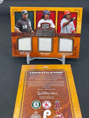 2008 UD Ballpark Collection - Six Swatches - Guerrero, Thomas, Ramirez & More