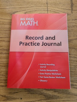 BIG IDEAS MATH: Record & Practice Journal Red/Course 2 - Paperback - New