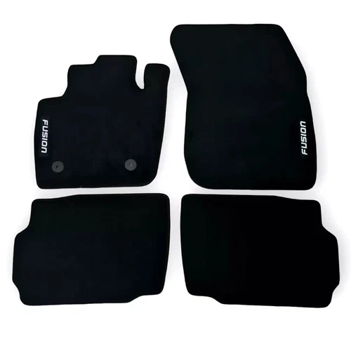 Car Floor Mats Velour For Ford Fusion Waterproof Black Carpet Rugs Auto Liners - Imagen 1 de 5