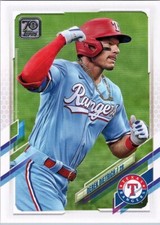 2021 Topps #452 Derek Dietrich Texas Rangers
