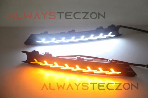 2x LED DRL Luz de circulación diurna Lámpara antiniebla Accesorios para Mazda CX-5 2017-2021 - Imagen 5 de 7