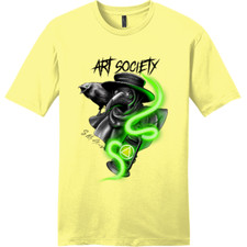NEW Art Society PLAGUE DOCTOR YELLOW Tee Shirt SMALL-4XLARGE MADE IN USA