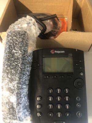 Polycom VVX 301 VoIP HD Voice Tischtelefon - PoE Telefon - mit Mobilteil und Ständer
