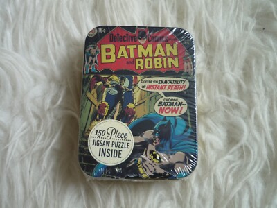 Originalverpackt neu versiegelt Blech Batman und Robin Detektiv Comics 150-teiliges Puzzle