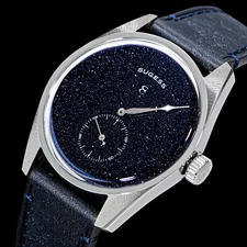 Sugess S451-2.X Art Master Jump Hour Mechanical Men Watch SEAGULL ST1721 1963