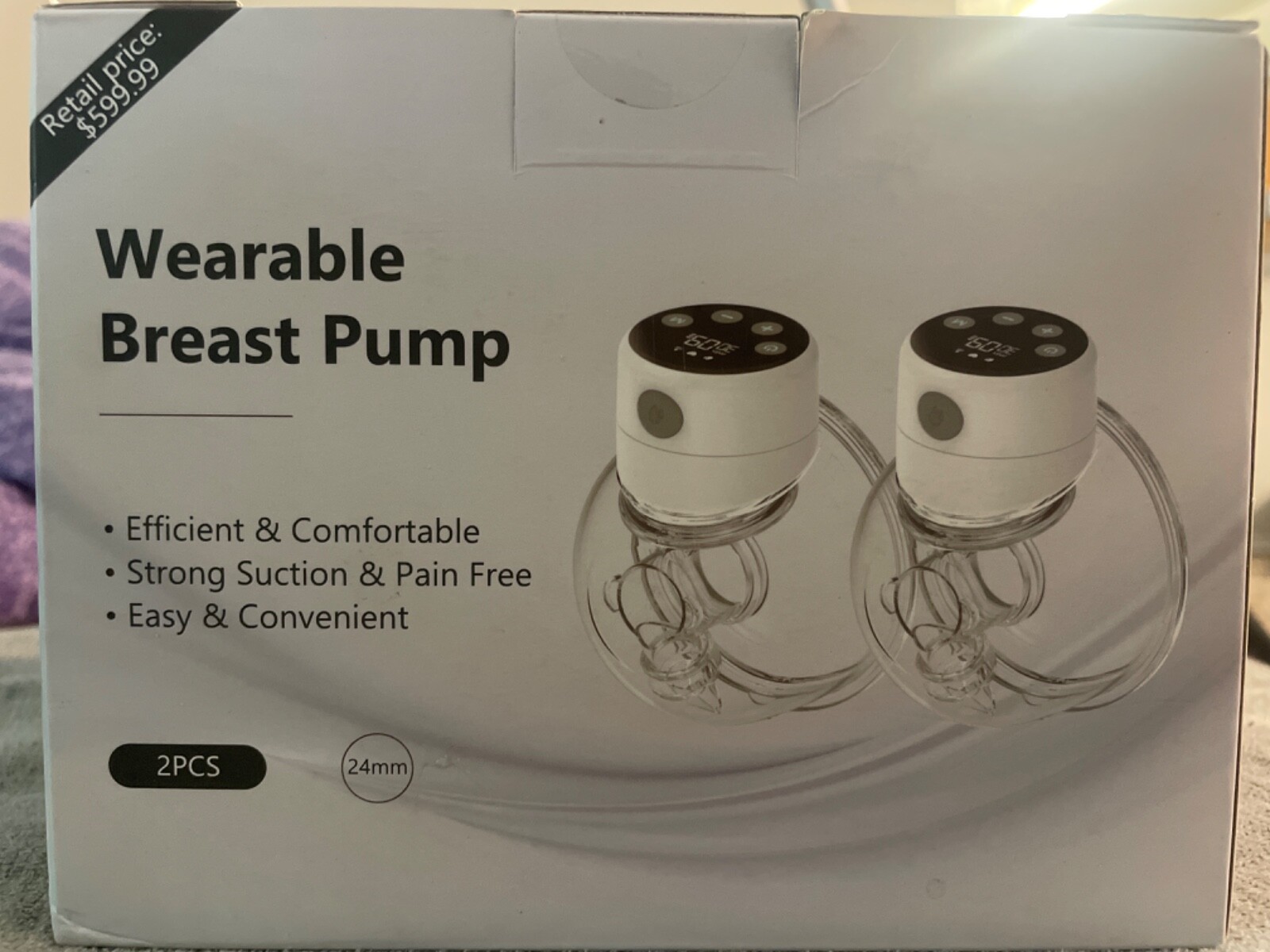 breast pump electric hands free-image