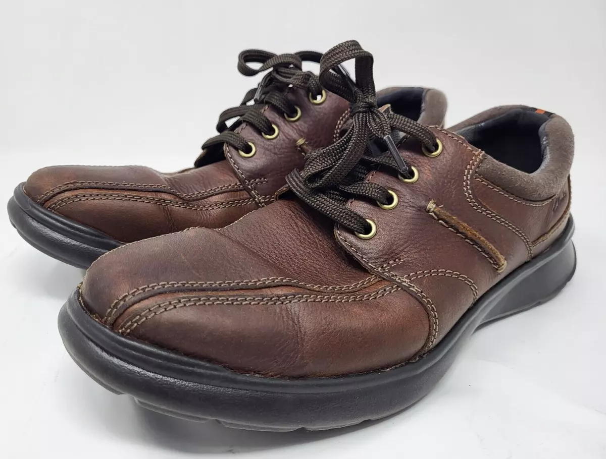 Clarks Men s Cotrell Walk Oxford 10.5 Tobacco eBay