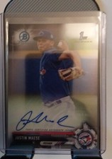Justin Maese 2017 Bowman Chrome 1st Bowman Rookie Auto CPA-JM