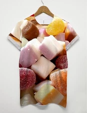 Dolly Mixture All Over Print T shirt Sweets Food Funny Joke Tumblr Indie