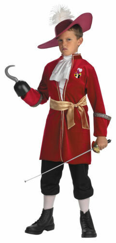 Child Pirate Captain Fancy Dress Costume Caribbean Boys Kids World Book Day  Week