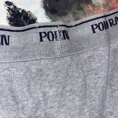 Seltene Polo Ralph Lauren Boxershorts 2 Fly Button XL grau weich Stretch - Bild 10 von 11