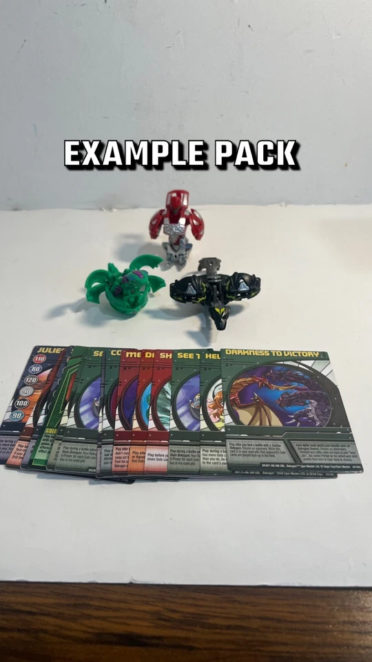 Bakugan Battle Brawlers RARO SOLO Lote Aleatorio de 2-6 + 15 Cartas $100 VALOR $$$ Foto 3 de 4