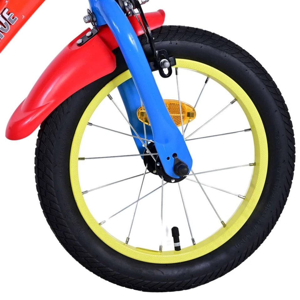14 Zoll Kinder Jungen Fahrrad Rad Bike Kinderrad Paw Patrol Rot Kinderfahrrad - Bild 4 von 4