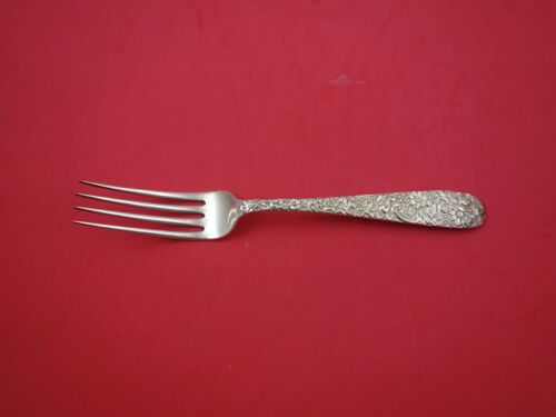 Repousse by Jacobi and Jenkins Sterling Silver Dinner Fork 7 5/8" - Picture 1 of 2