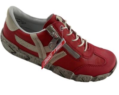 Rieker Damen Slipper L0363-33  Rot  Gr.36