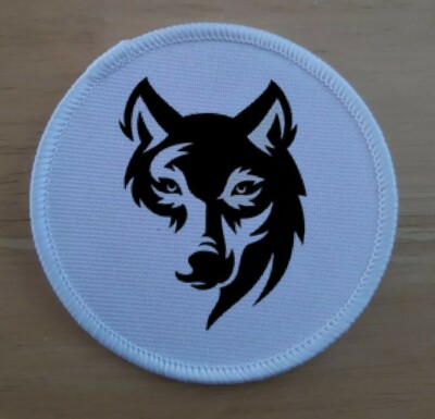 Wolf Heulen Heulen Patch Abzeichen Aufnäher Badges