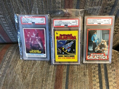 Battlestar Galactica Boxey Smiles PSA 8.5, HE 86 PSA 9  80th Ann. PSA 10 3 slabs