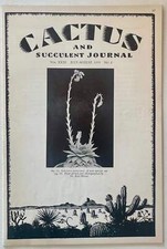 Cactus and Succulent Journal Vol. 31 N. 4 July-August 1959 - - L.Z.