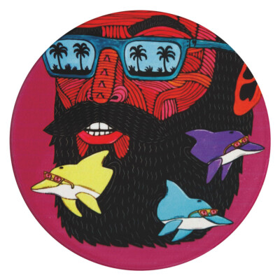 Maxwell & Williams DU0193 MULGA Untersetzer rund, 10,5 cm, Dolphin Man (Delfi...
