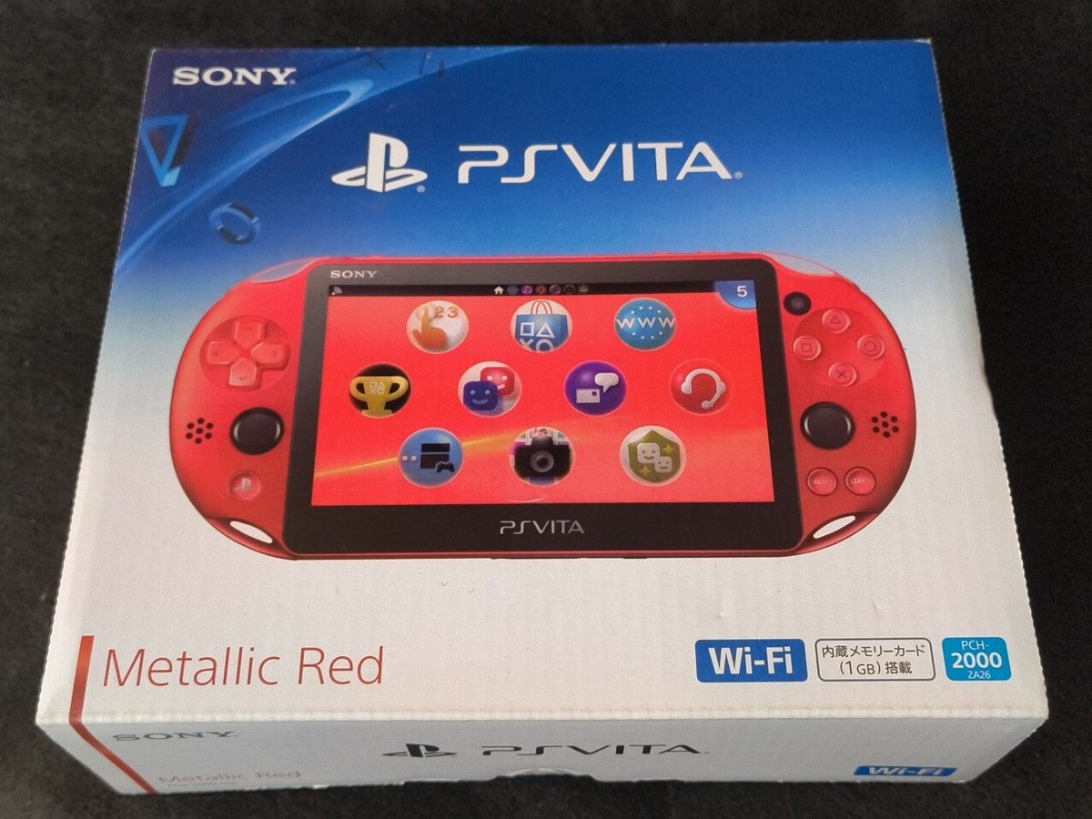SONY PS Vita PCH-2000 Neon Orange Console 1GB, w/Manual Box set