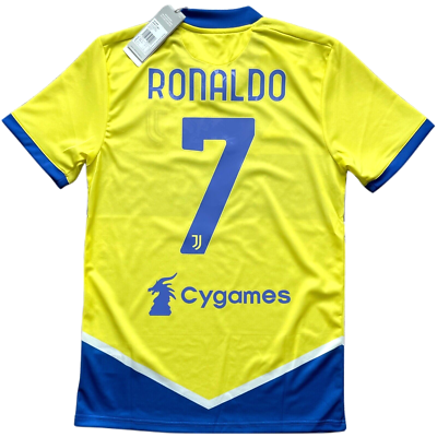 2021/22 Juventus Third Jersey #7 Ronaldo Small adidas Soccer