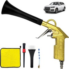 Car Cleaning Gun Kit, Interior Car Detailing Tools with Nozzle and Dusting Brush