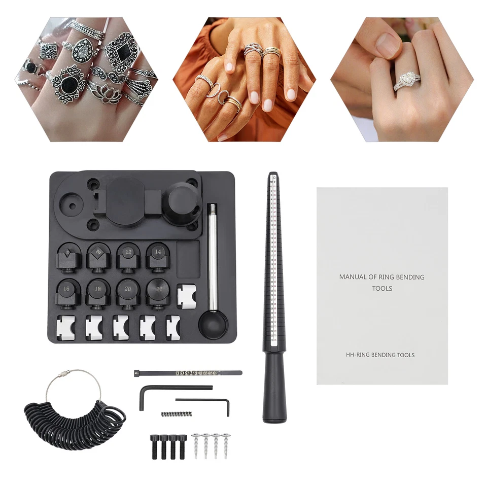 Herramienta de doblado de anillos Máquina dobladora de anillos Herramienta para hacer joyas Dobladora de anillos Foto 3 de 4