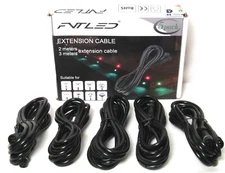 (5-Pack) FVTLED 4 Pin Extension Cables 2 Meter For LED Deck Light IP67 NEW 