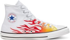 Image of CONVERSE Chuck Taylor All Star High Archive Print Sneakers White / Enamel Red /