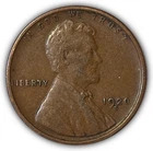 1920-S Lincoln Wheat Cent Extremely Fine XF Coin #21459