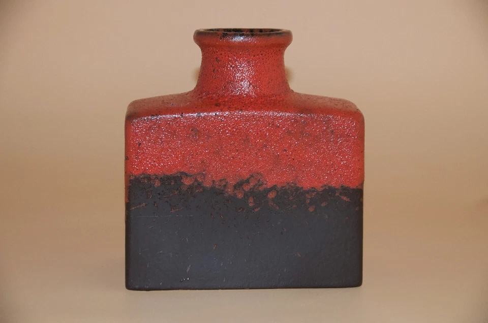 Fat Lava - Scheurich - Keramik Vase - 70er Jahre - 19 cm hoch - Bild 2 von 4