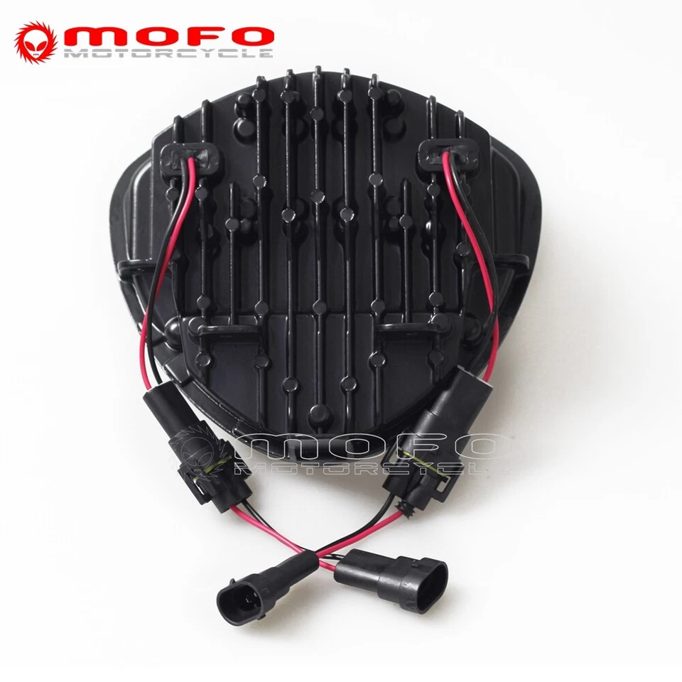 Lámpara de faro LED negra para motocicleta Victory Cross Country Cruisers 2007-2016 Foto 4 de 4