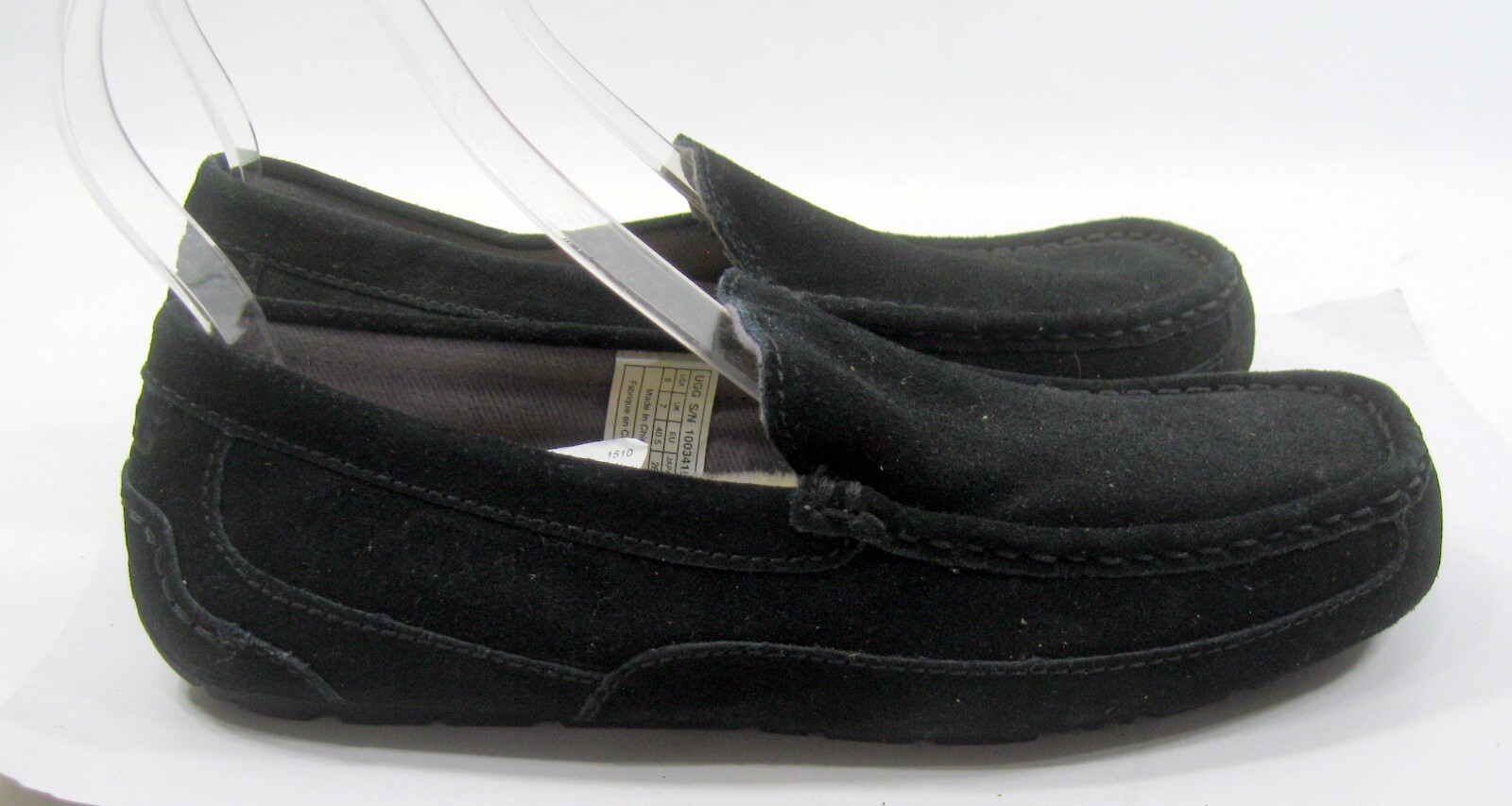 SAOLA Pantofola UGG Alder NERA PELLE SCAMOSCIATA 1003419 da uomo taglia 8