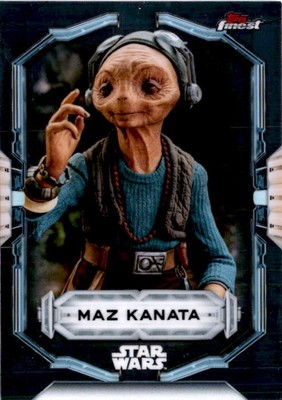 2022 Topps Finest Star Wars #63 Maz Kanata Card | eBay