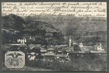 ROCCA DI CORIO CANAVESE (Torino) - PANORAMA E RUDERI DEL CASTELLO - C.A.I. 1910