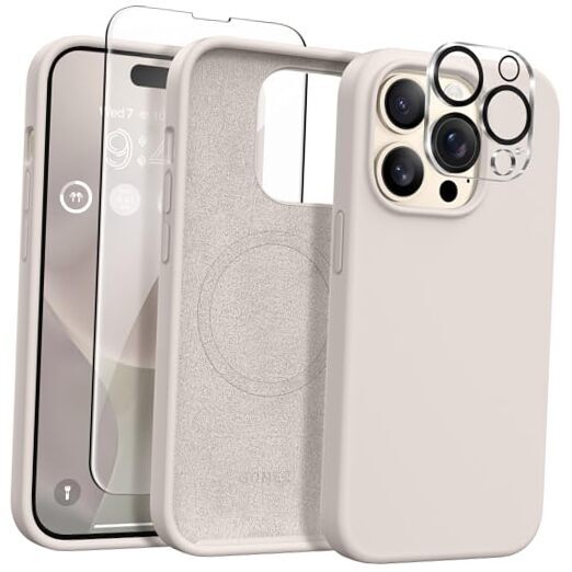 for iPhone 14 Pro Case, with 2X Screen Compatible with Magsafe A-Stone