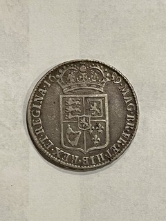 1689 INGHILTERRA 1/2 MEZZA CORONA GUGLIELMO E MARIA