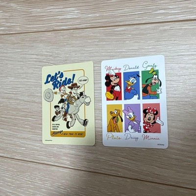 Disney Store Toy Story Character Cards Set Hiroshima Limited Edition Non-Sale
