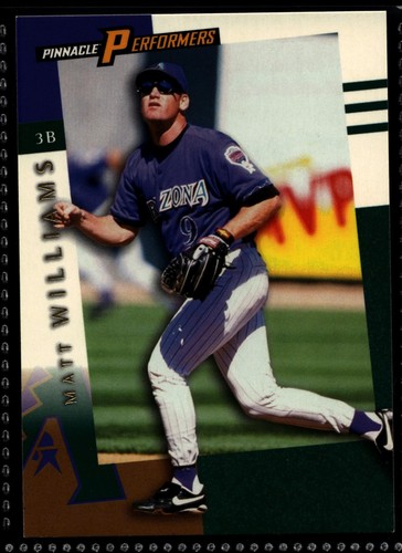 1998 Pinnacle Performers Matt Williams #72 card