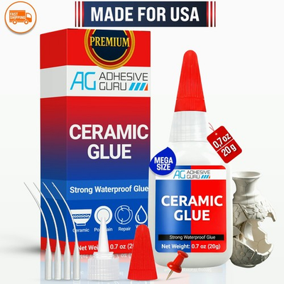 #ad #ad Adhesive Guru Ceramic Glue 0.7 oz Super Glue for Pottery Porcelain $8.99