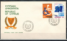 1 FDC Cyprus 424/425 Council of Europe European Congress # 254