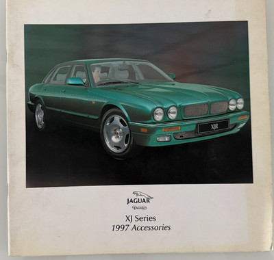 Jaguar XJ Series Zubehör Prospekt 1997 original Rarität JMM3149 27x27