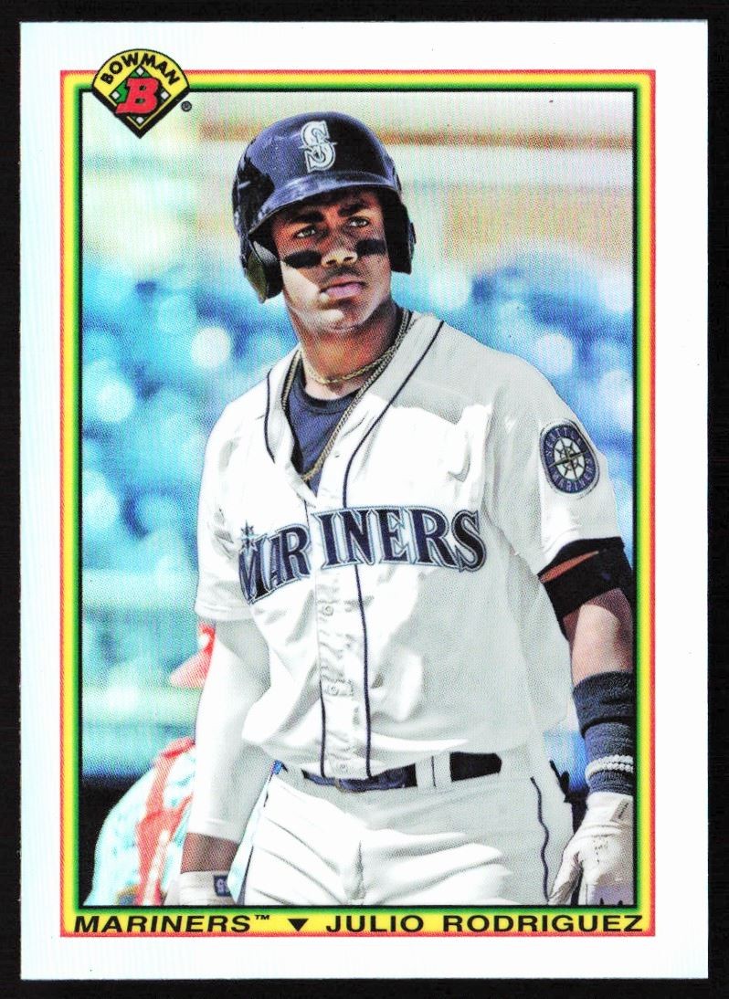 2020 Bowman 1990 Julio Rodriguez Seattle Mariners #90B-JR