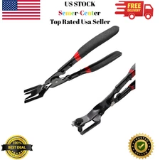 Panel Clip Removal Plier, Automotive Door Upholstery Trim Black 