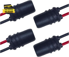 T10 194 Instrument Bulb Socket For Car Round Mouth Pre-wired Harness Connector