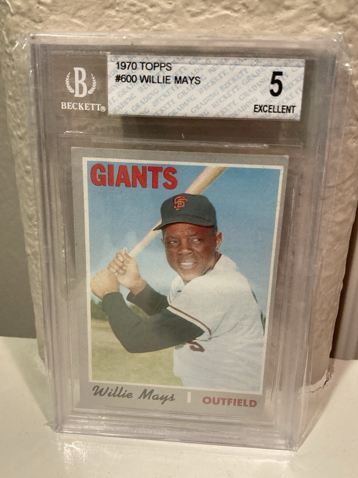 1970 Topps Willie Mays #600 - BVG 5 - San Francisco Giants