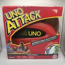 UNO Attack Electronic Card Game Mattel 2017 Family Game 2-10 Players Ages 7