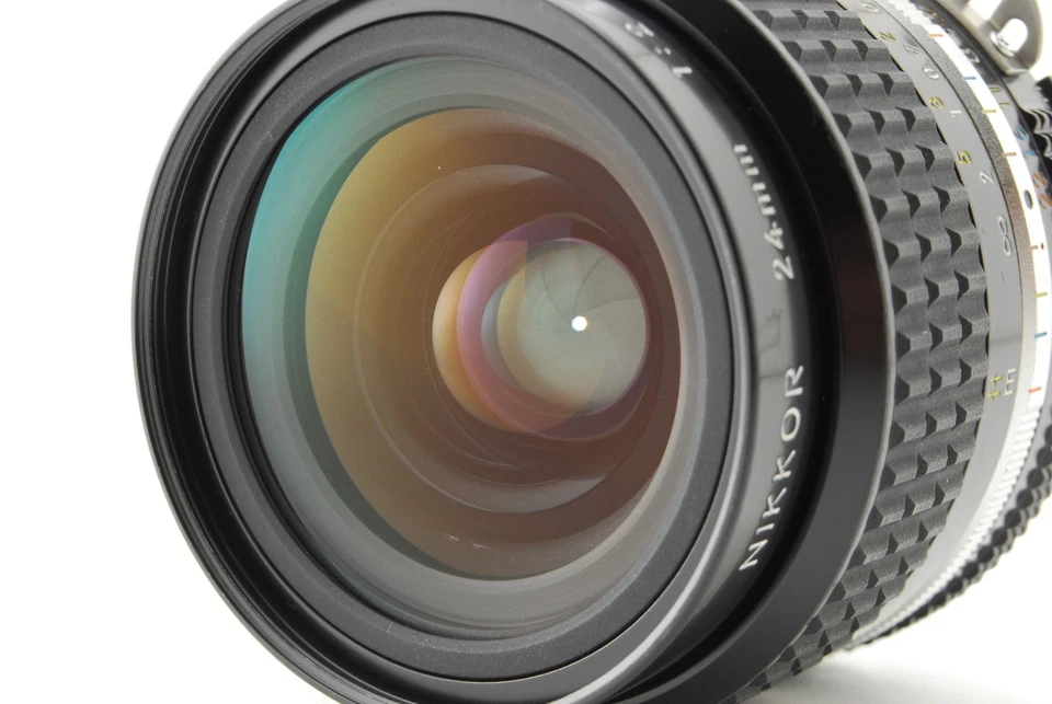 [Excelente COMO NUEVO] NIKON Ai-s Ais NIKKOR 24mm F/2 SLR Lente Gran Angular Montaje F de JAPÓN Foto 3 de 4