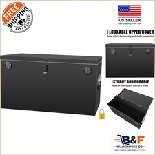 Heavy Duty 12v Waterproof Steel Dual Battery Box For Rv Marine Use - Black