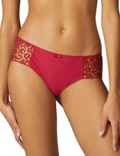 L - 14 Simone Perele Felicie Shorty Brief 16Y630 Luxury Sheer Lingerie Tulle